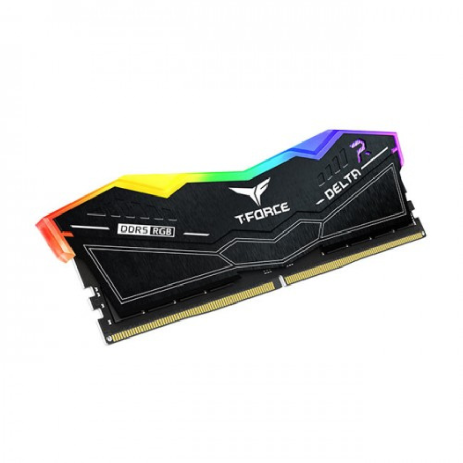 TEAM T-FORCE DELTA RGB 8GB DDR5 6000MHz WHITE HEATSINK GAMING DESKTOP RAM