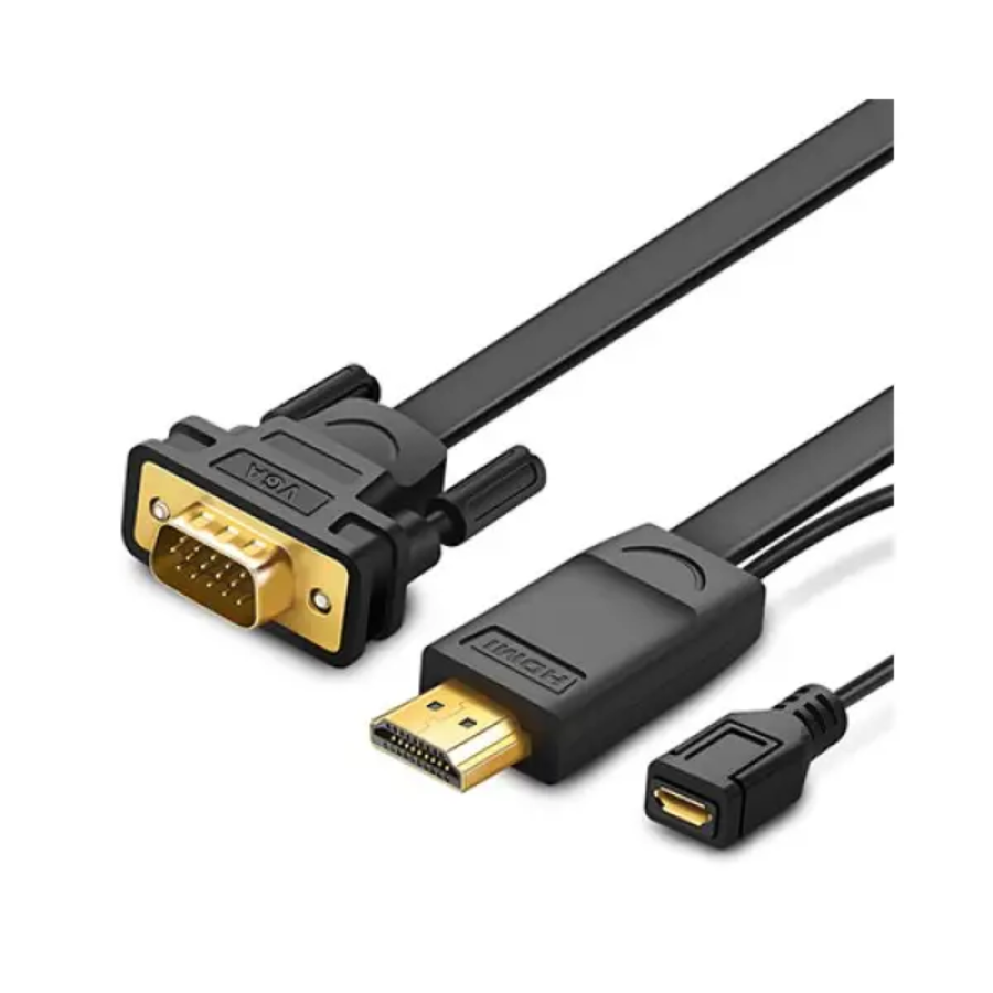 UGREEN HDMI TO VGA CABEL CONVERTER BLACK